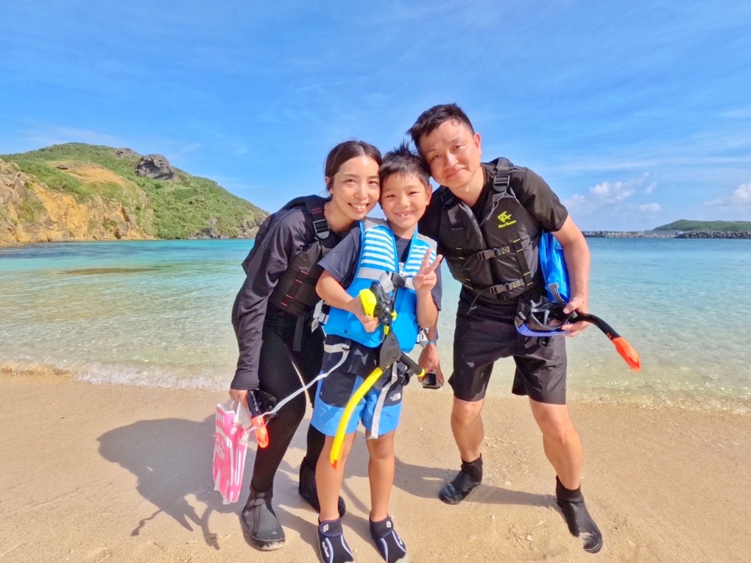 与那国島、SUP、子供、家族旅行