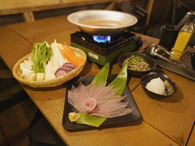 与那国カジキしゃぶしゃぶの食材セット