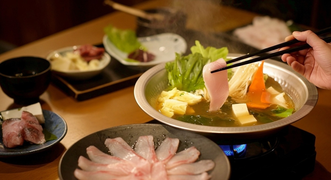 【与那国島/ディナー】期間限定！旬の与那国島産カジキを特製出汁で味わう極上しゃぶしゃぶ《〆はご当地あざみ麺&雑炊セット》（No.17）