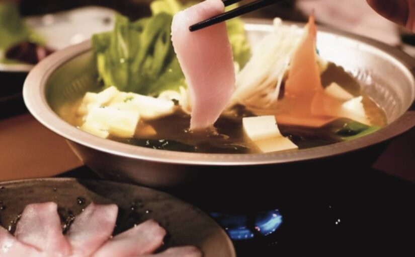 与那国カジキの贅沢しゃぶしゃぶ